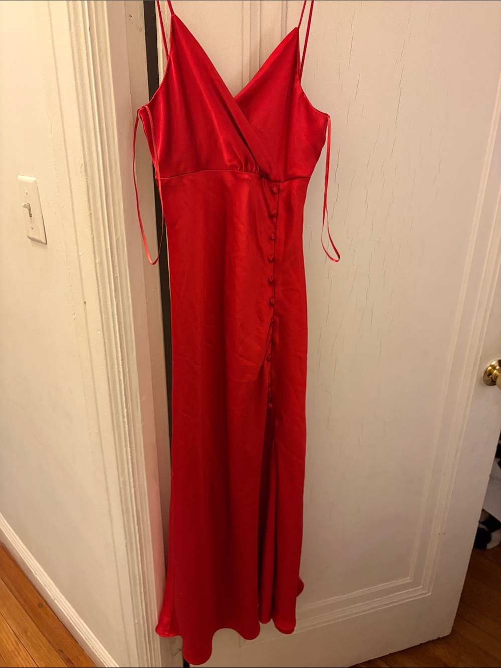 Zara red dress